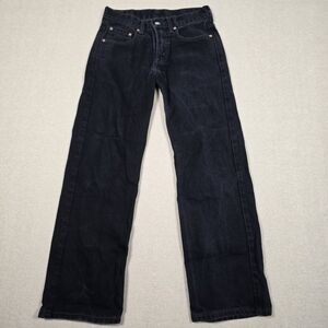 Levi’s 550 Relaxed Fit Black Jeans Mens 27x27 Classic Denim